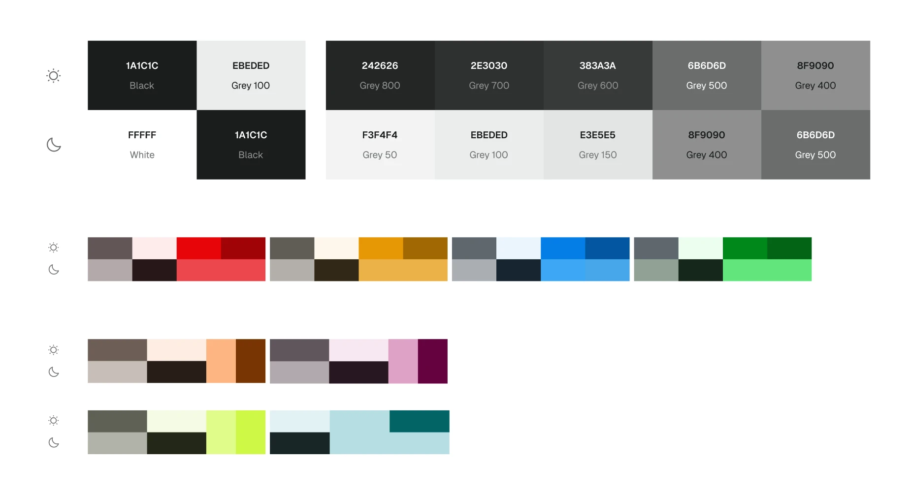 MANDE DESIGN SYSTEM — colour system