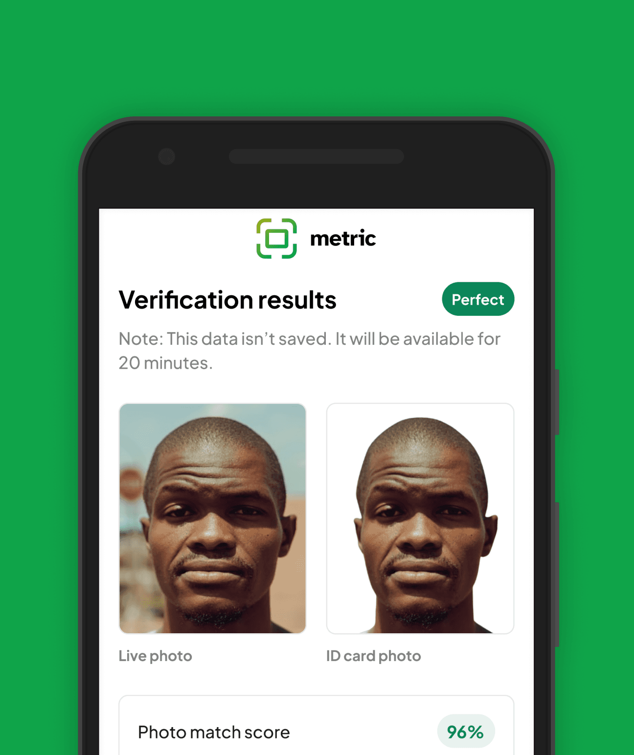 METRIC IDENTITY